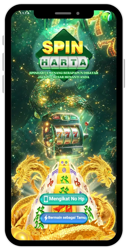 SPIN HARTA APK Opened in Phone Image