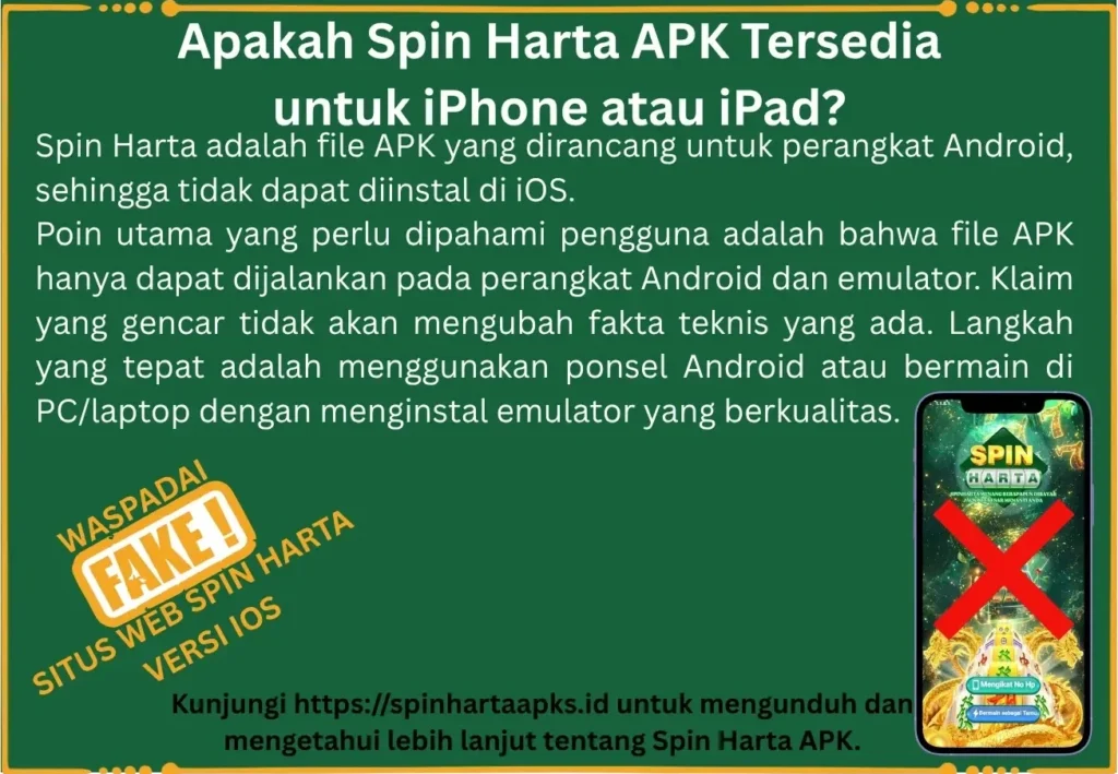 APK Spin Harta untuk iOS dan iPhone