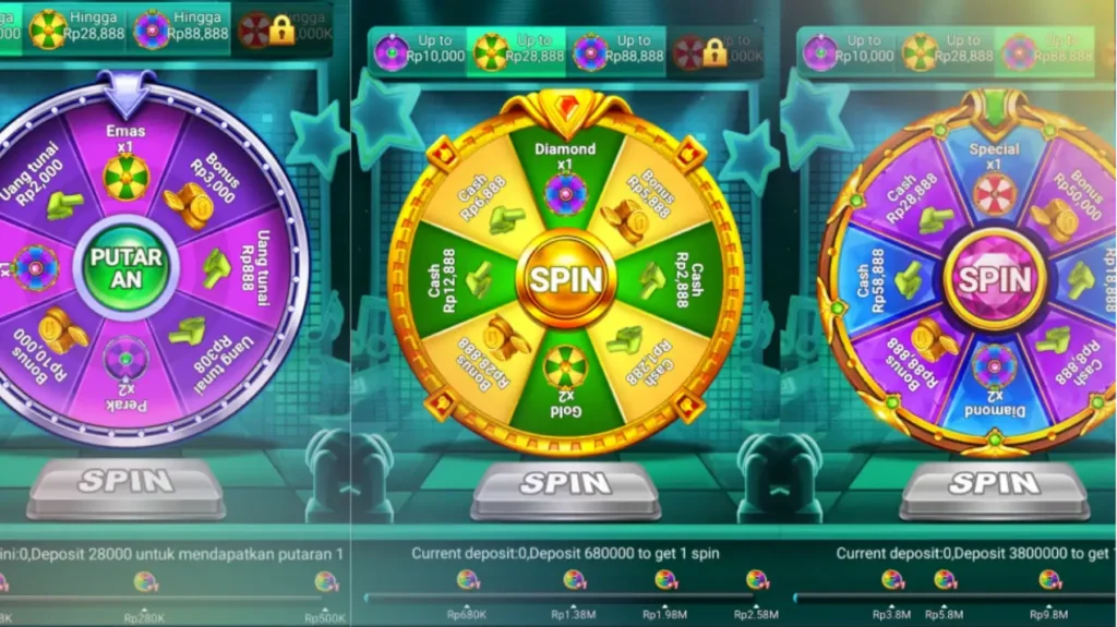 lucky spin harta apk terbaru